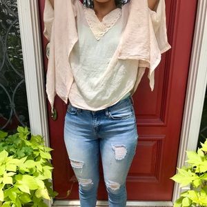 Flowy Cream Tunic Shirt